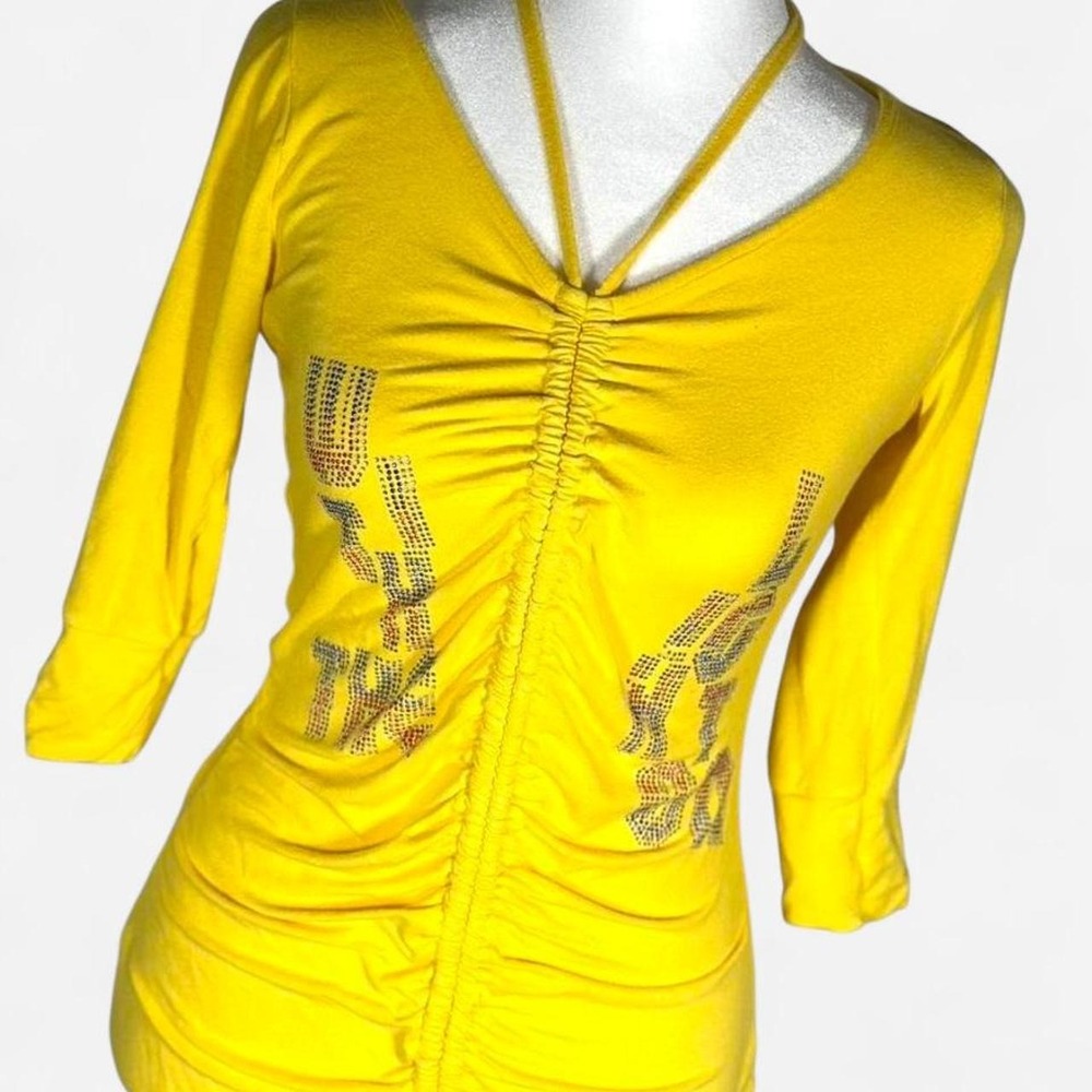 Vintage Y2K Club, Top, Rhinestone, Spice Girl, Size Small